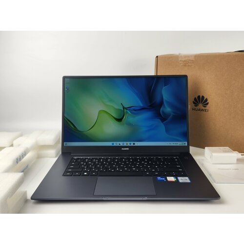 156 Ноутбук Huawei MateBook D15 BoDE-WFH9 Intel Core i5 1155G7 16GB RAM SSD 512 1920x1080 FHD IPS 60Hz Win 11 Home 6037500₽
