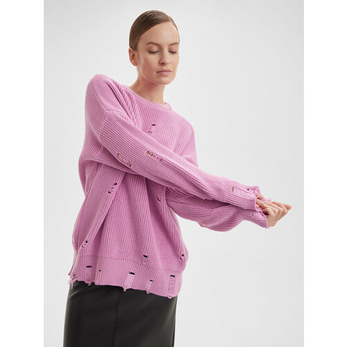 фото Джемпер kivi clothing, размер 40-48, розовый