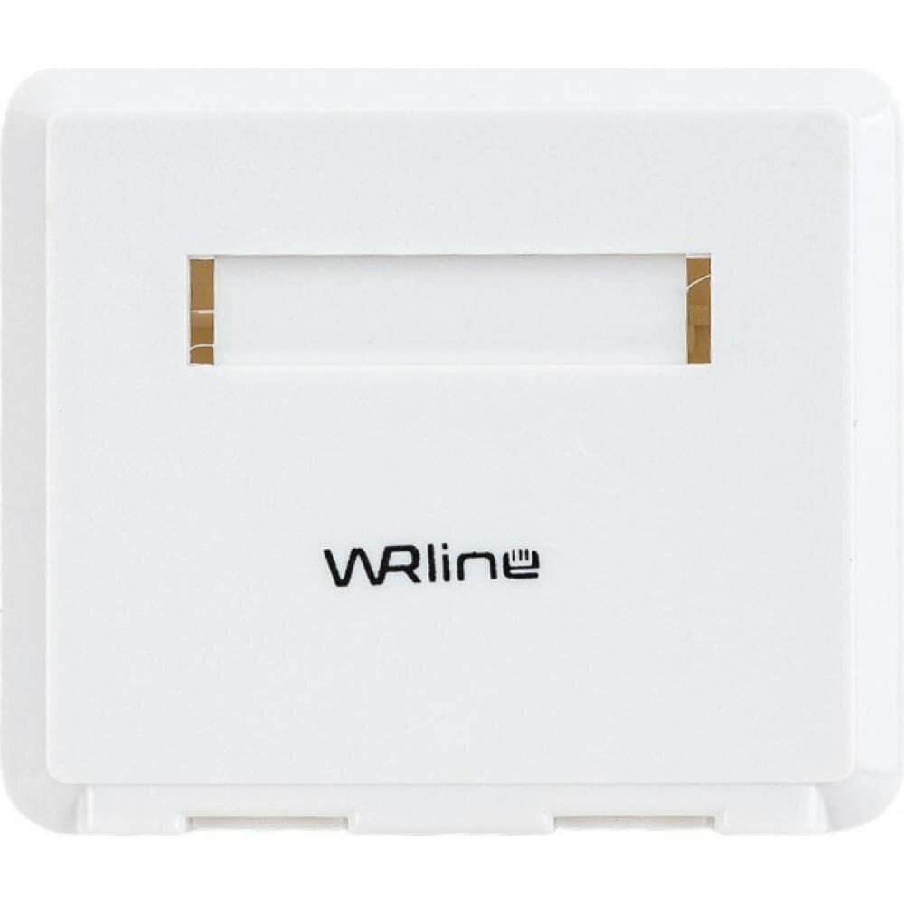 WRline WR-MB-2 Корпус настенной розетки для установки 2-х вставок типа Keystone Jack, цвет белый 505220