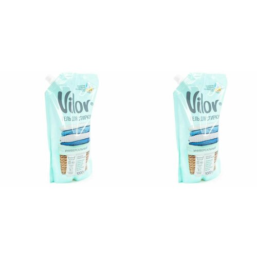 Vilor Гель для стирки Универсальный,1000 мл,2 шт