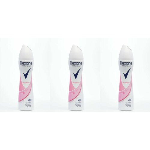 Rexona Део-спрей женский Biorythm, 200 мл, 3 штуки антиперспирант дезодорант спрей rexona антибактериальная свежесть защита 150мл х 3шт