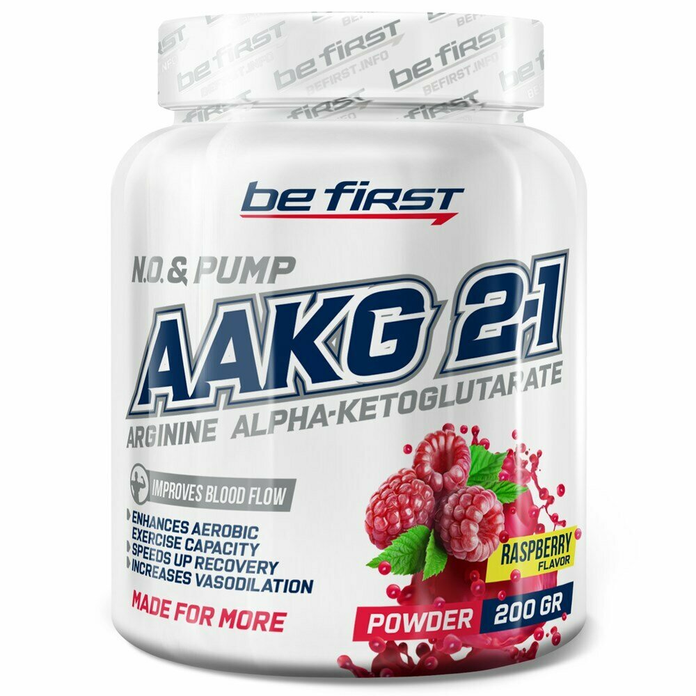Be First Arginine AKG 2:1 (AAKG) Powder (200г) Яблоко