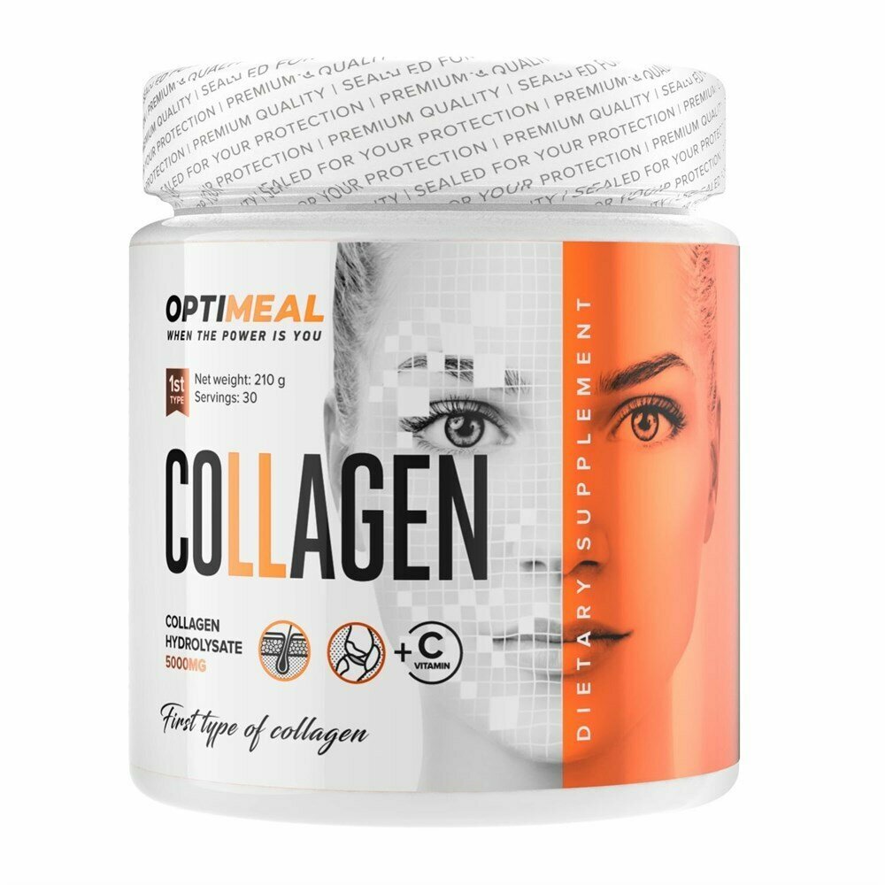 OptiMeal Collagen (210г) Вишня