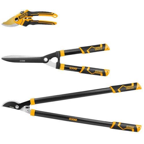 фото Набор садовых инструментов 3ШТ(сучкорез, кусторез, секатор) HLT76033 INGCO