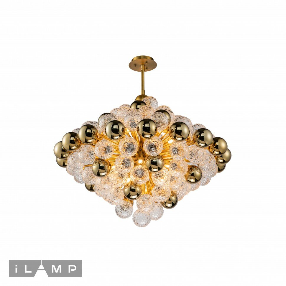 Подвесная люстра iLamp Rockfeller 100D-18 Matt Bronze - фото №8