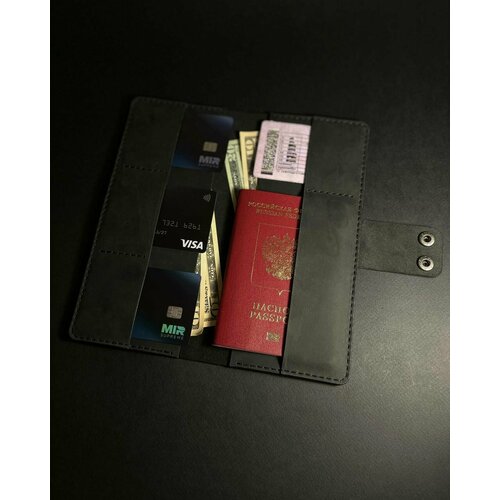 фото Кошелек , фактура матовая, черный grey goose