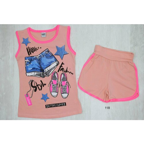 Комплект одежды ConCon, размер 7 лет, розовый
