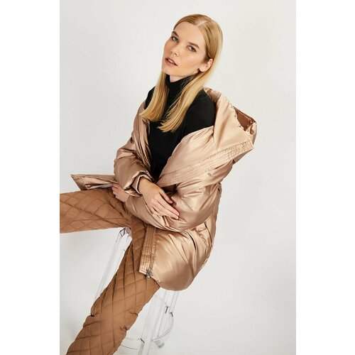 Куртка Baon, размер 48, розовый парка с длинным рукавом короткие куртки женская одежда пальто новинка 2022 женская зимняя теплая толстая ветрозащитная шапка с капюшоном