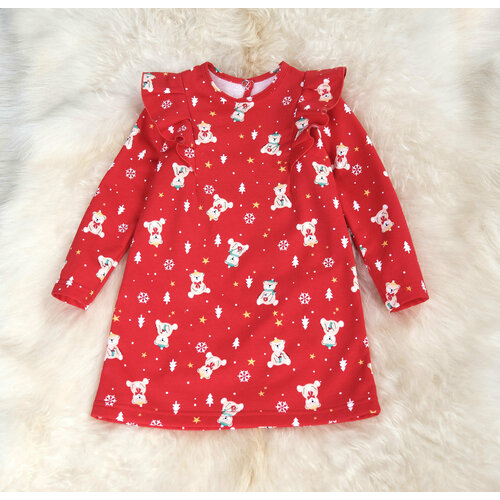 Платье Barosha Kids, размер 104, красный