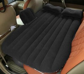 Авто-кровать надувной матрас в машину на заднее сиденье чёрный