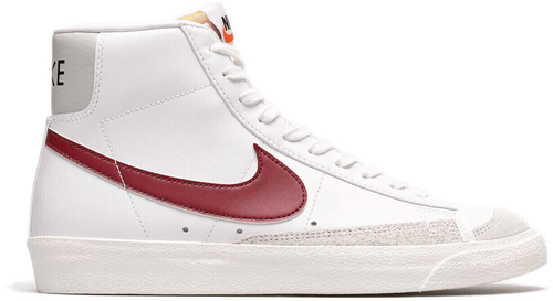 Кеды NIKE Blazer Mid 77 Vintage, размер 9 US, бордовый, белый