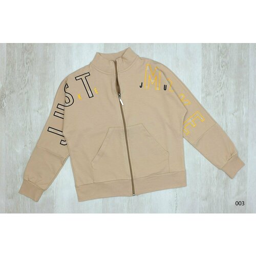 фото Толстовка monili, размер 152, бежевый