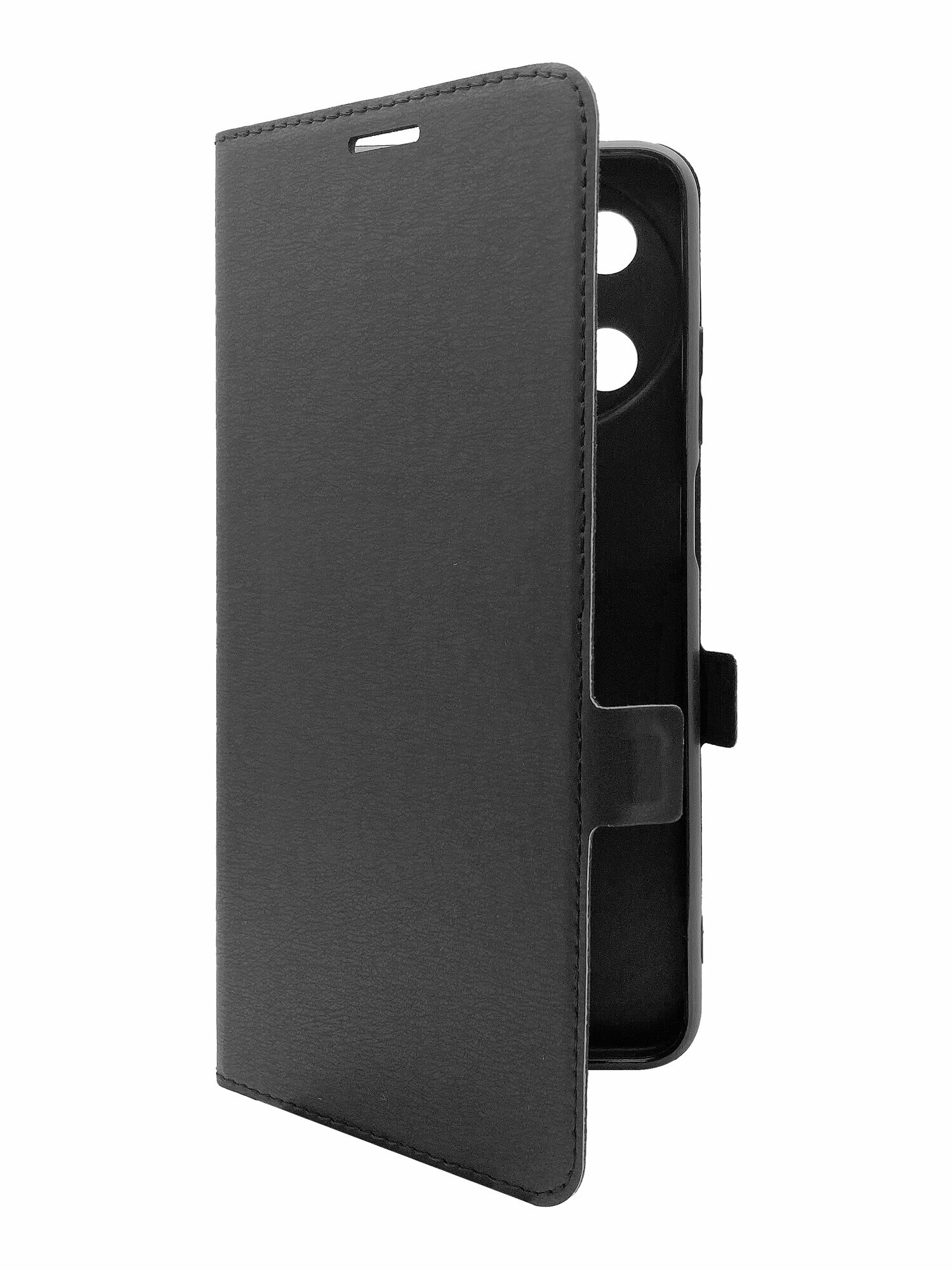 Чехол на Realme 11 4G (Реалми 11 4г) черный книжка эко-кожа с функцией подставки отделением для пластиковых карт и магнитами Book case, Brozo