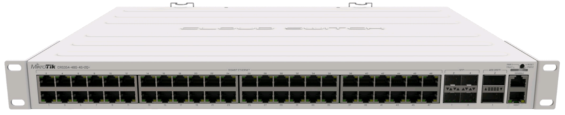 Коммутатор MikroTik CRS354-48G-4S+2Q+RM