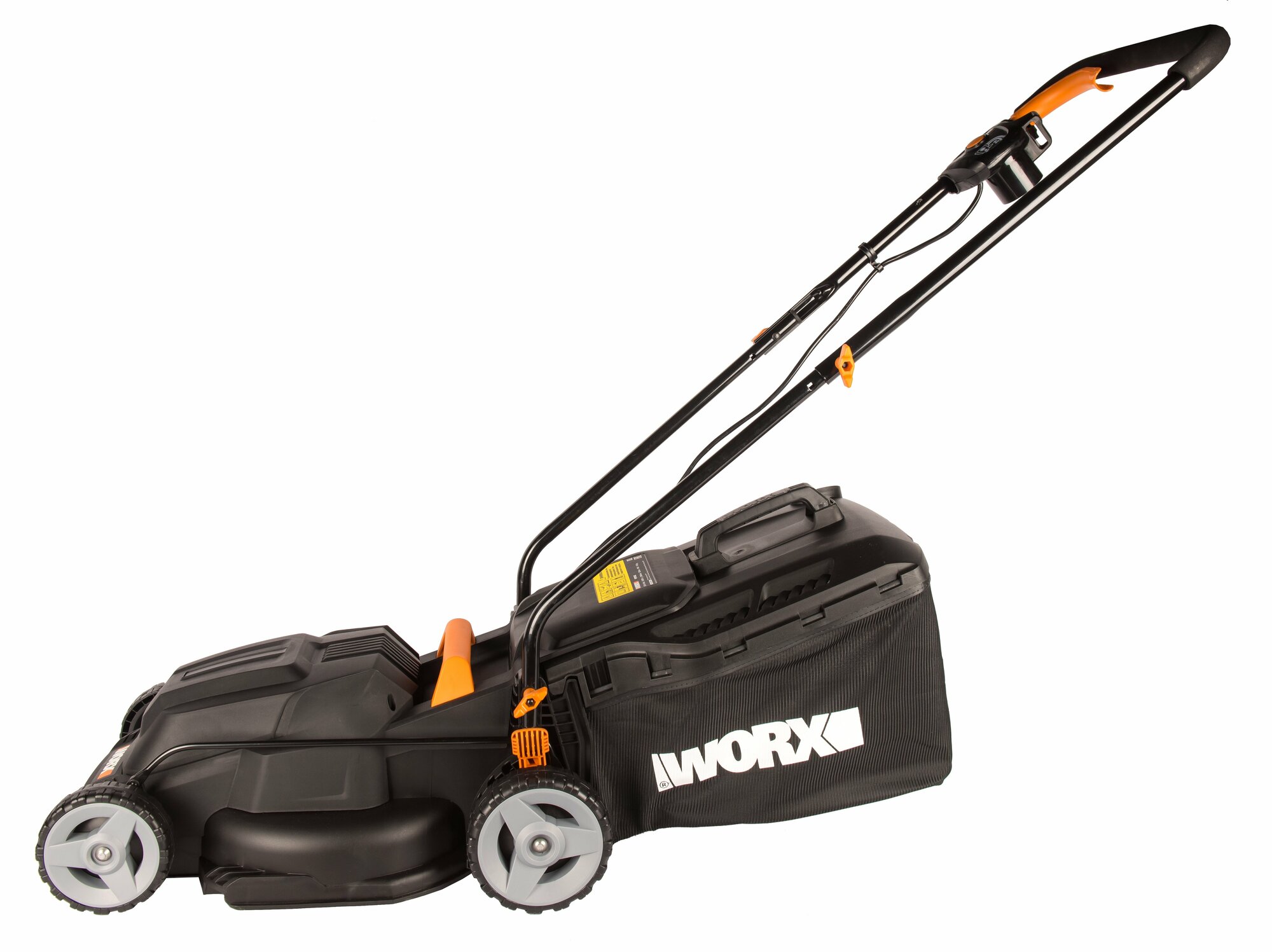 Газонокосилка WORX WG713, электрическая, 120 Вт, 34см - фотография № 3