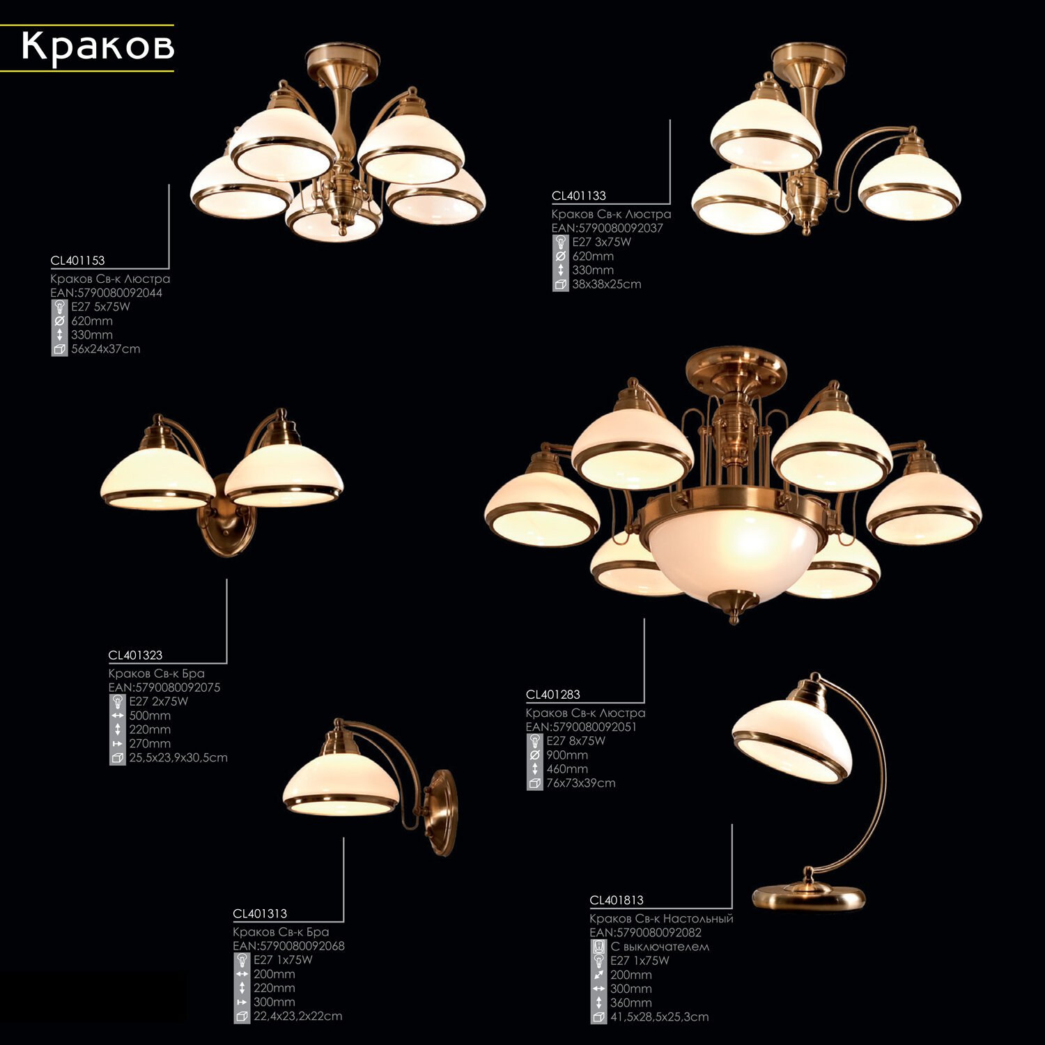 Люстра Краков Citilux CL401133 - фото №13