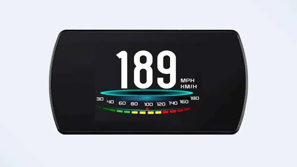 Проекционный дисплей P12 (HUD) с подключением через OBD2, монитор автомобильный