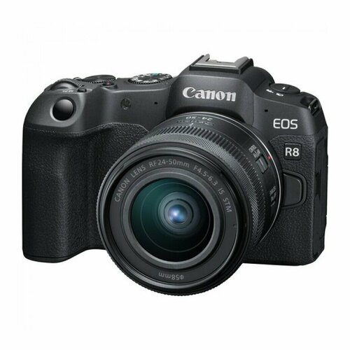 Фотоаппарат Canon EOS R8 Kit RF 24-50mm f/4.5-6.3 IS STM, черный canon eos r8 body