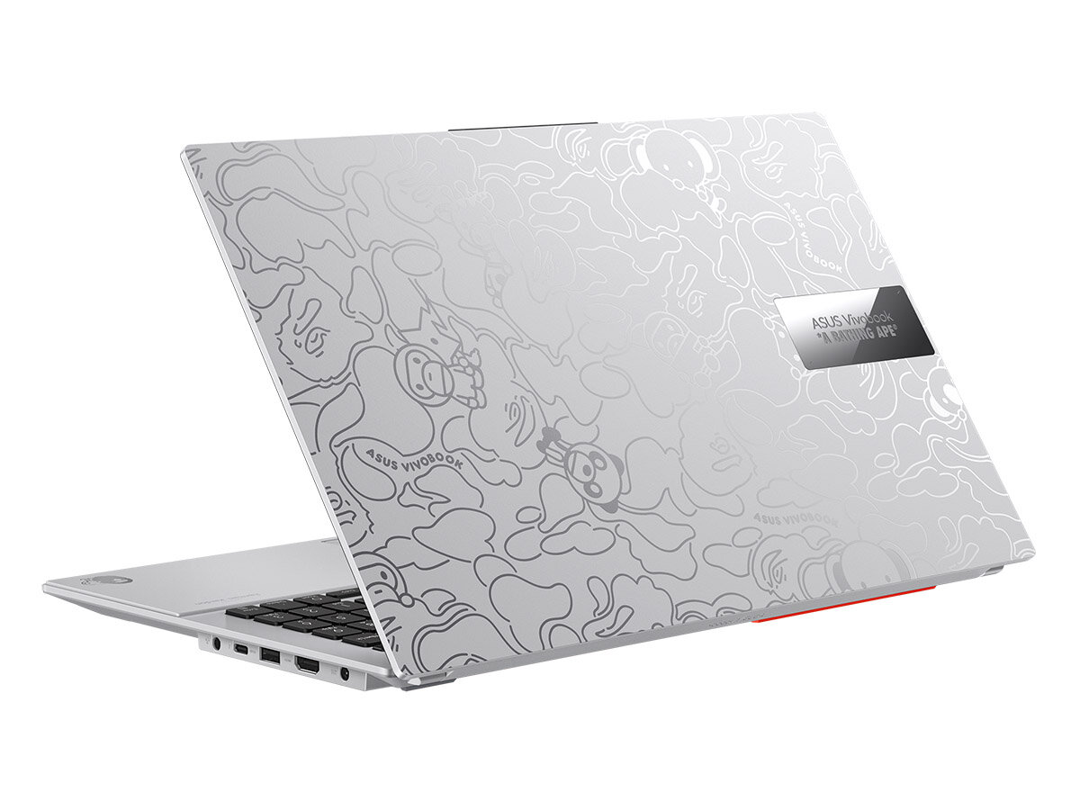 Ноутбук ASUS VivoBook S 15 OLED BAPE Edition K5504VA-MA340W 90NB0ZK6-M00KY0 (15.6", Core i9 13900H, 16Gb/ SSD 1024Gb, Iris Xe Graphics eligible) Серебристый - фото №11