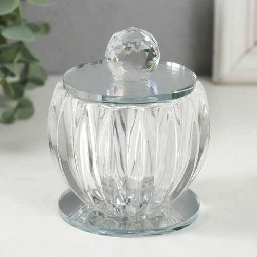 Шкатулка стекло Аглая 8х8х92 см 842₽