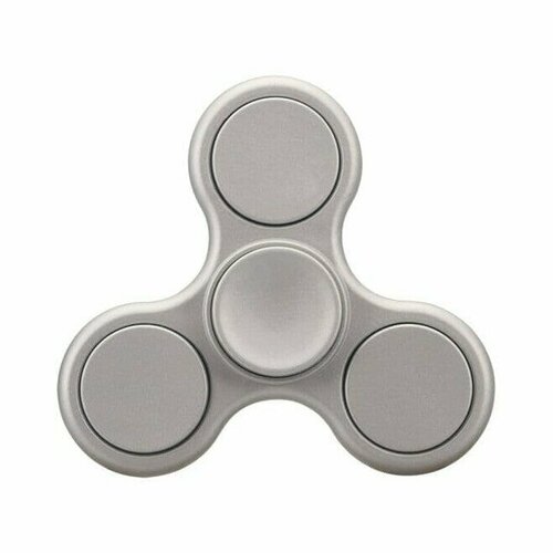 Спиннер для рук Fidget Spinner Deluxe Edition (серебряный)