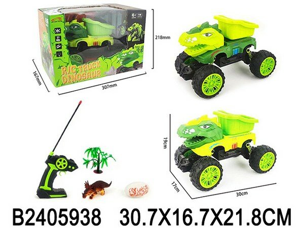 Машинка "Диномобиль" на радиоуправлении с аксессуарами JIE XIN TOYS TM 2405938