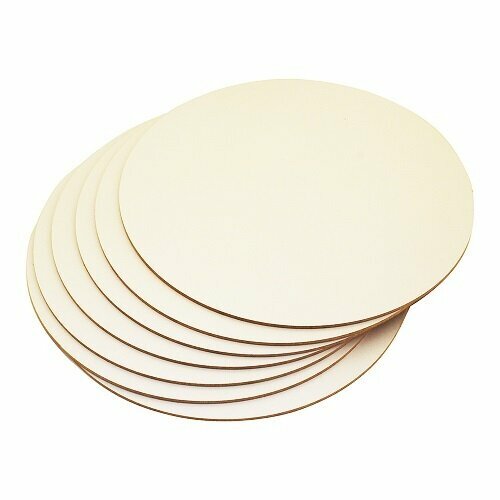 Подложка для торта из фанеры D220 мм толщина 4 мм 325₽