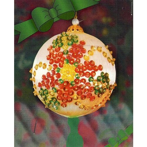 Елочная игрушка #5732W Design Works Набор для творчества 7.5 x 7.5 см