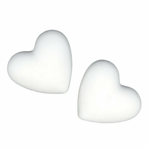 Туендатская сувенирная мастерская форма из пенопласта сердце, H = 95 ММ (2 ШТ.)