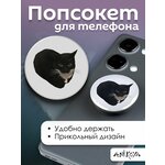 Держатель для телефона попсокет Котик мем - изображение