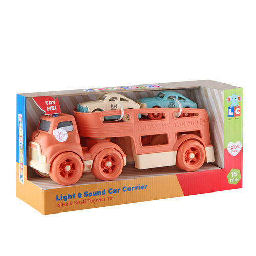 Игрушечная машинка Let`s Be Child - Автовоз с двумя машинками со световыми и звуковыми эффектами