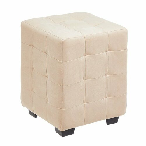 Пуф Кусен 300х300х400 Бежевый велюр 5894₽