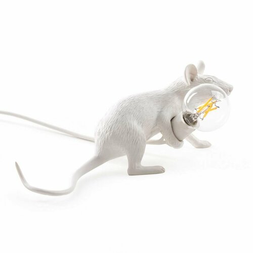 ImperiumLoft Настольная Лампа Seletti Mouse Lying Белый