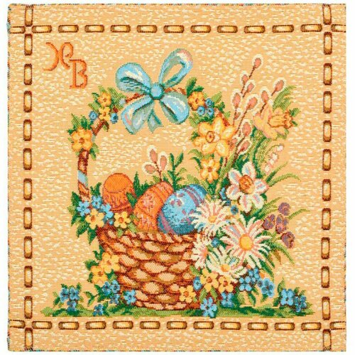 Салфетка гобеленовая 32х32см 