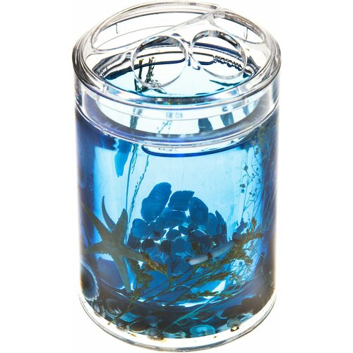 Стакан для зубных щеток Euroshowers Лагуна синий