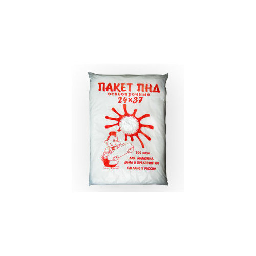 Фасовочные пакеты 2437 см 14мкм евробокс 500 шт особопрочные красн 643₽
