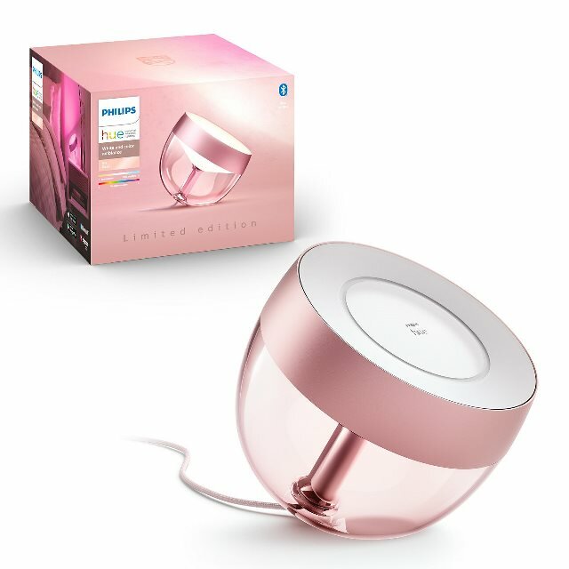 Настольная лампа Philips Hue Iris Rose 8.1 Вт Limited Edition Bluetooth (929002376301)