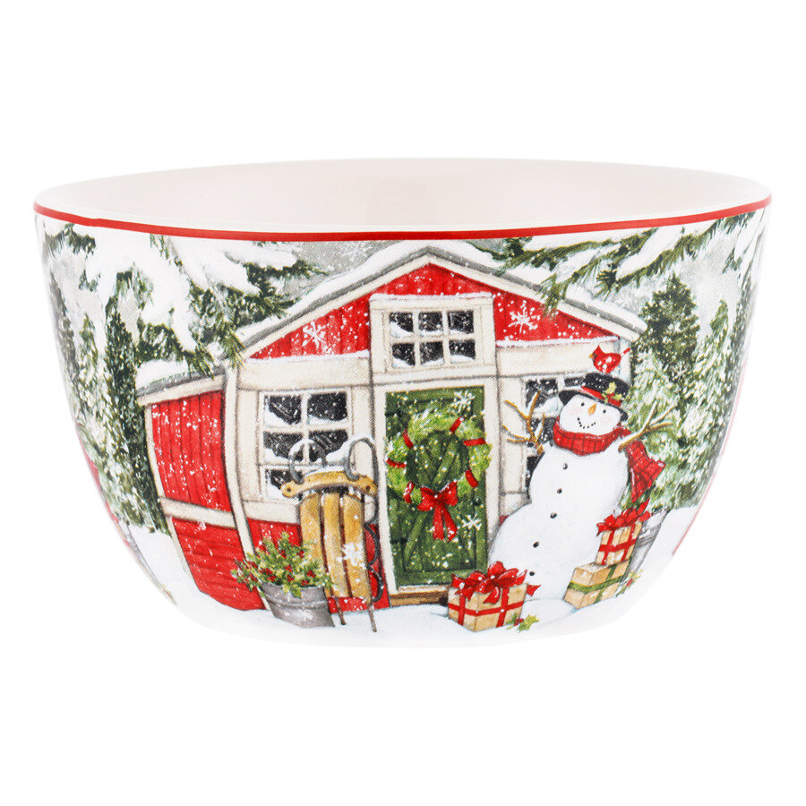 фото Салатник порционный Certified Int. Дом снеговика-1 14 см, керамика