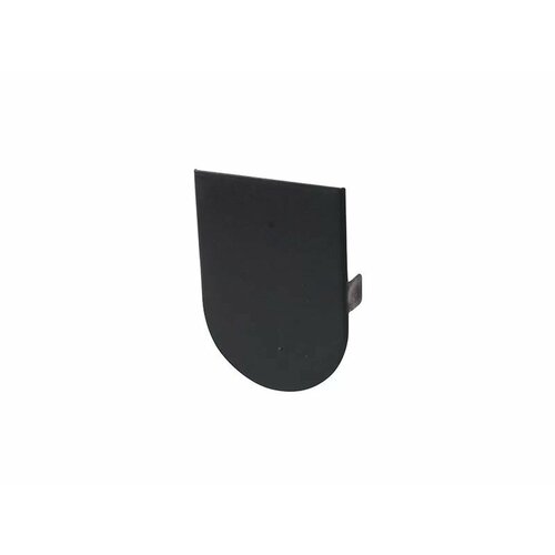 Накладка декоративная для скрытых петель, 120x30 мм, алюминий, черная, 4 шт