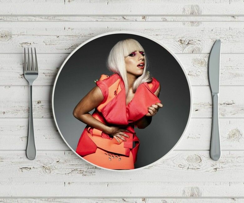 Тарелка Леди Гага, Lady Gaga №3