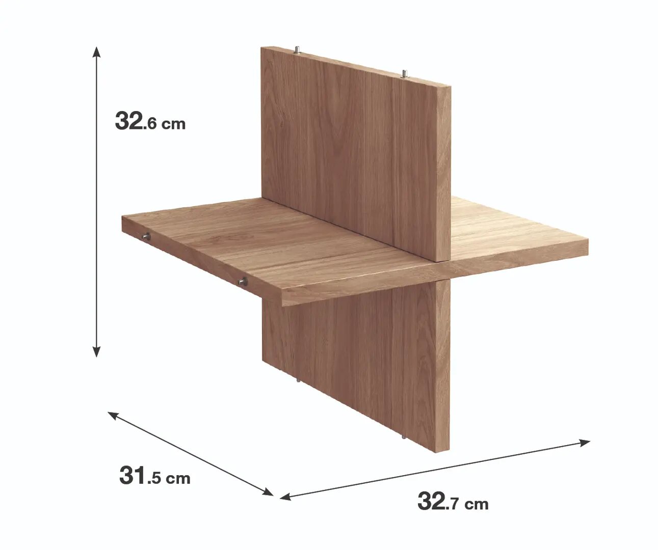 Полка крестовая для шкафа Spaceo KUB 32.7x32.6 см дерево цвет дуб