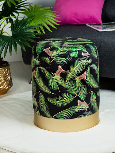 Изображение товара 49-303B Пуф с крышкой 35х35х43см, МДФ, ткань, поролон, металл, Glasar