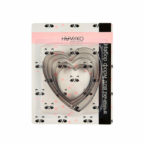 Набор форм для печенья HOMYKO MU2429-1 15*22 см 5 шт