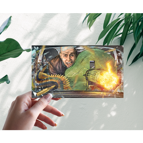 Наклейка Стикер Брат 2 Сухоруков стреляет стрелок из авто в чем сила брат 20 см