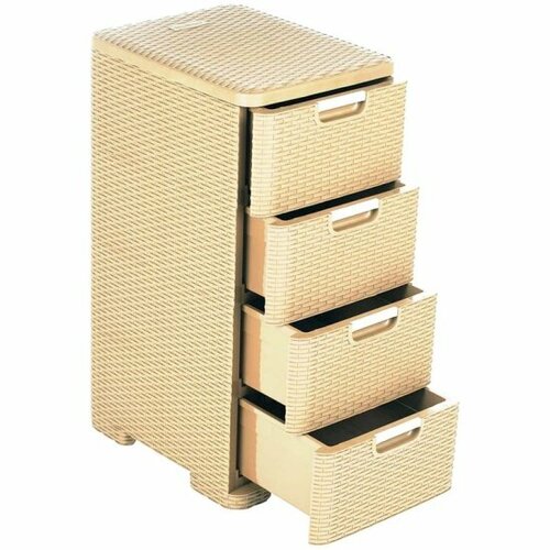 Комод Элластик-пласт Плетенка бежевый 6060₽
