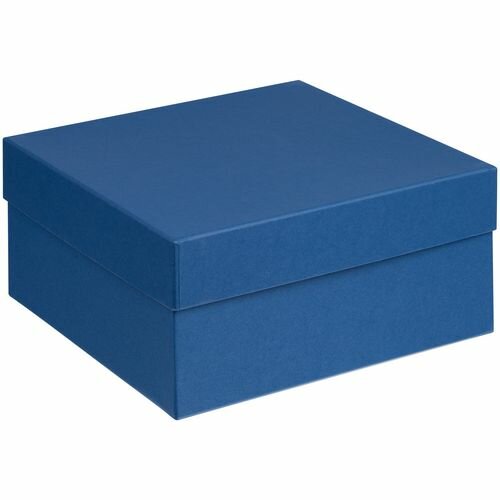 Коробка Satin, большая, синяя, 23х20,7х10,3 см, переплетный картон