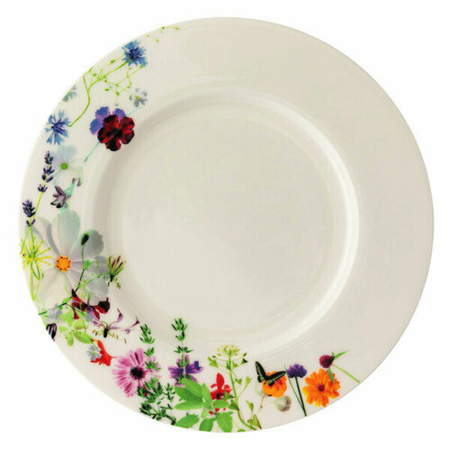 Тарелка закусочная Rosenthal Горный воздух 23 см, фарфор костяной