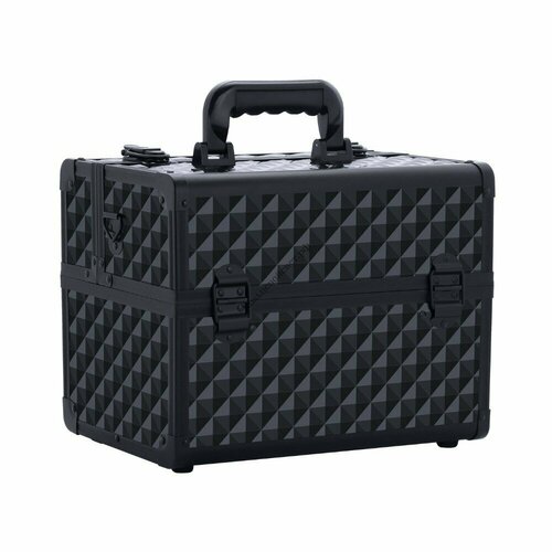 Бьюти-кейс OKIRO, черный бьюти кейс для визажиста okiro muc 001 черный чемоданчик для косметики органайзер для бижутерии и аксессуаров на замочке