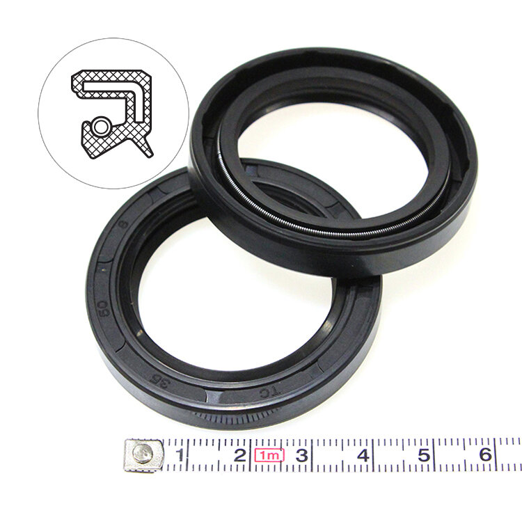 Манжета армированная (Сальник) 35х50х8 (тип 2 / TC) 70NBR