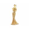 Декоративная статуэтка гэтсби-шик: дама В длинных бусах, полистоун, золотой, 23 см, Goodwill - изображение